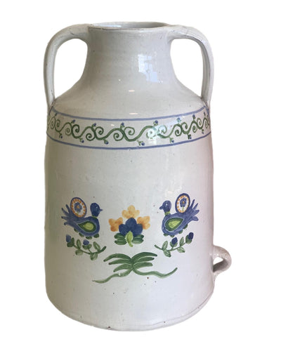 Hand Painted Ceramic Vessel Vase