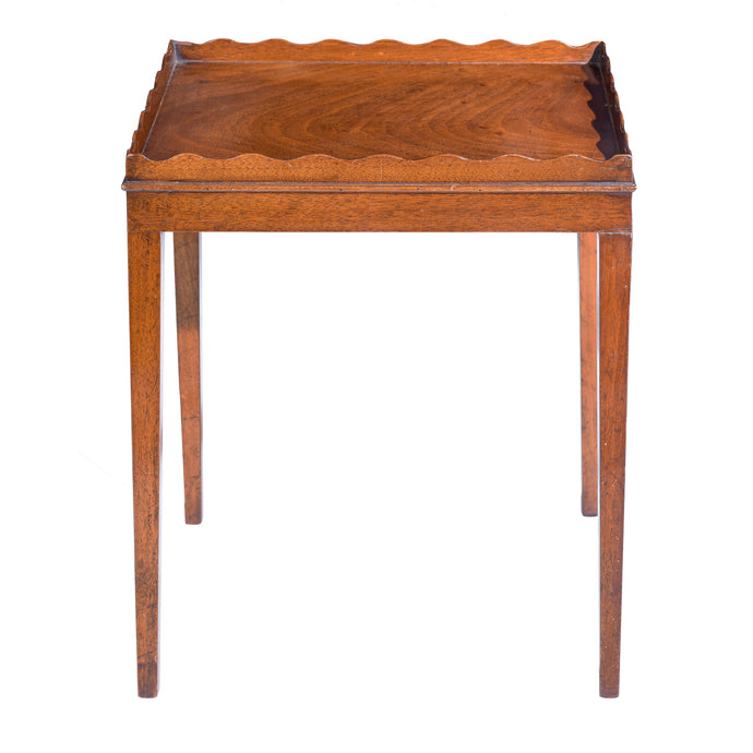Vintage Scalloped Side Table