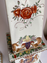 Load image into Gallery viewer, Antique Hand Painted Pair of Dutch Objet d&#39;art Obelisks