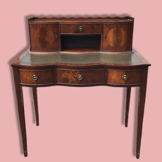 Vintage Scolloped Edged Writing Desk