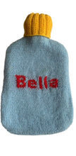 Load image into Gallery viewer, Handmade Knitted Personalised Hot Water Bottle Covers