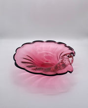 Load image into Gallery viewer, Mid Century Cranberry Murano Glass Shell Dish