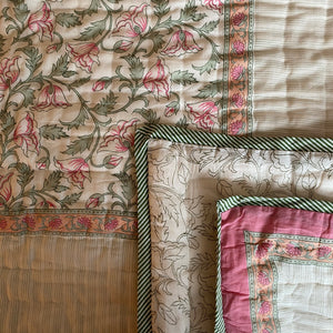 Hand Block Printed Indian Bedspreads