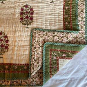 Hand Block Printed Indian Bedspreads