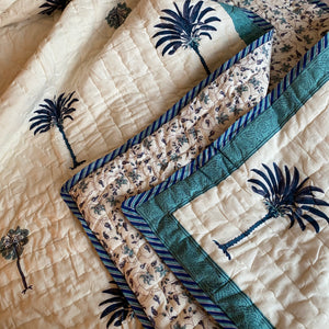 Hand Block Printed Indian Bedspreads