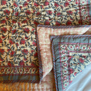 Hand Block Printed Indian Bedspreads