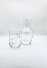 Load image into Gallery viewer, Cream Vine Carafe and Glass