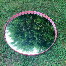 Load image into Gallery viewer, Vintage Scalloped Mirror - Lacquered in Pink