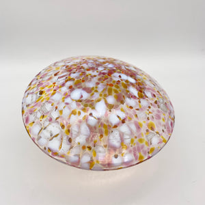 Decorative Glass Mushroom Paperweight