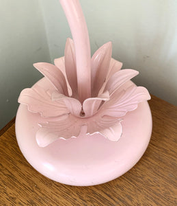 Vintage Pink French Tole Lamp
