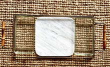 Load image into Gallery viewer, 1970s Italian Brass Glass and Marble Charcuterie Tray