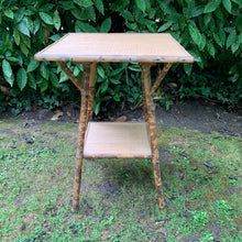 Load image into Gallery viewer, Bamboo and Seagrass Vintage Occasional Table