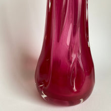 Load image into Gallery viewer, 1970s Heavy Fuchsia Vase