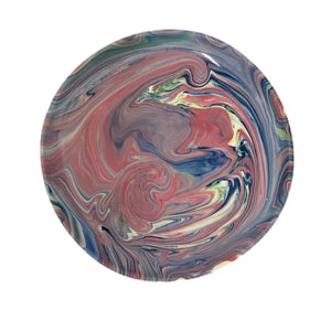 Handmade Marbled Ceramic Large Plate