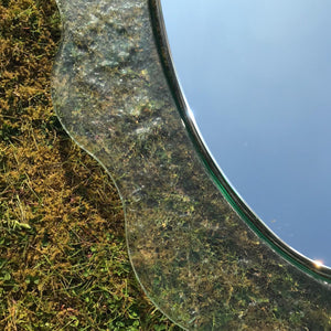 Glass Scalloped Edge Italian Mirror
