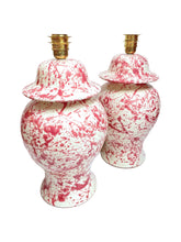 Load image into Gallery viewer, Italian Pink Splatter Lamp