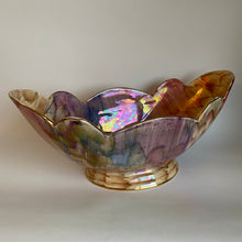 Load image into Gallery viewer, Antique Lustreware Scalloped Bowl