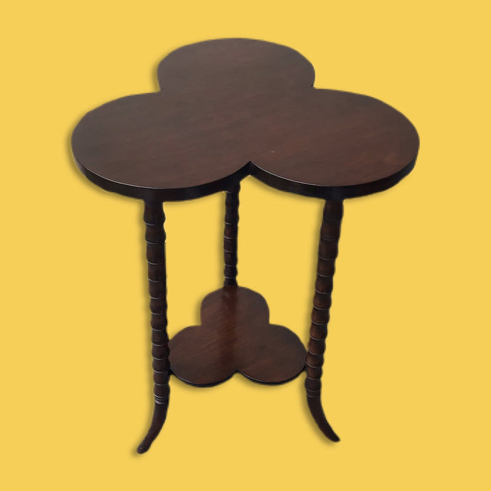 Vintage Clover Two Tiered Occasional Table