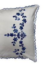 Load image into Gallery viewer, Hand Embroidered Floral Pillowcases