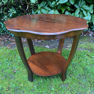Vintage Scalloped Occasional Table