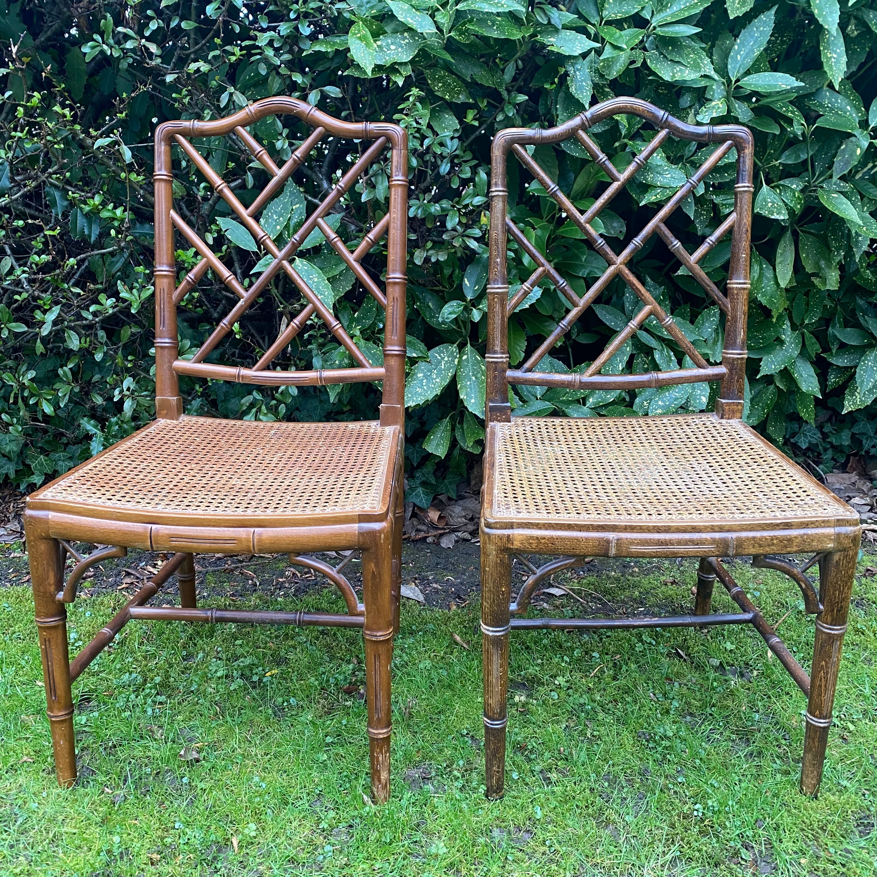 Bamboo shop chinoiserie chairs