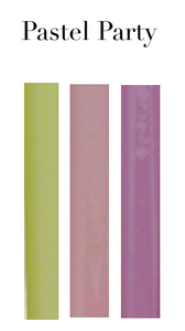 Set of 6 Lacquered Twist Candles - Coming Soon