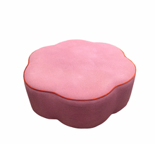 Load image into Gallery viewer, Pandora Sykes Pink Flower Ottoman