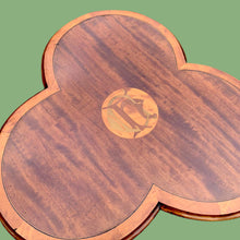 Load image into Gallery viewer, Victorian Inlaid Clover Top Occasional Table