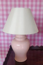 Load image into Gallery viewer, Pair of Pink Vintage Ceramic Ginger Jar Urn Table Lamps