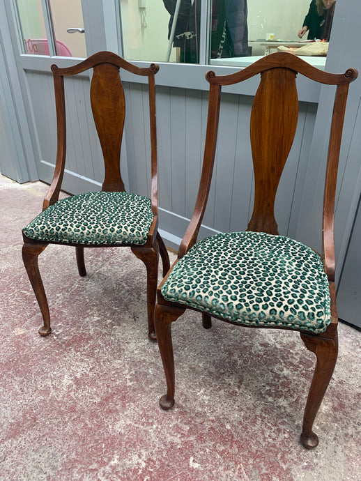 Pair of Vintage Occasional Roman Urn Style Chairs