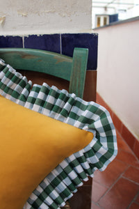By Alice x In Casa by Pa Boy Gingham Ruffle Cushions