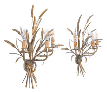 Load image into Gallery viewer, Pandora Sykes’ Wheat Sheaf Sconces