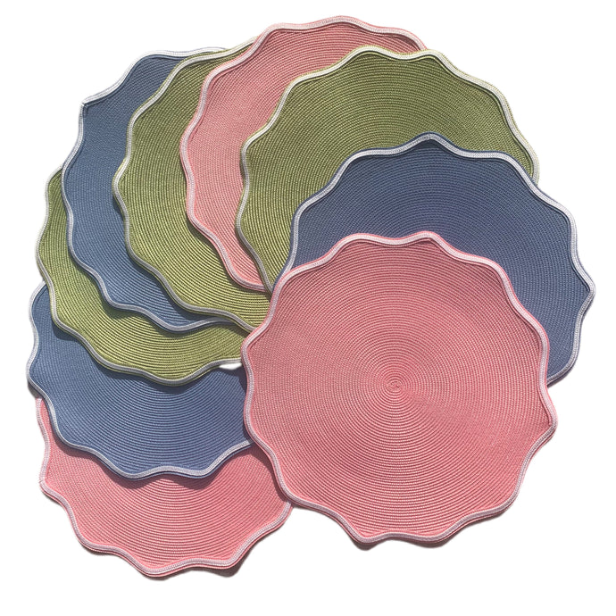 Wavy Piped Placemats