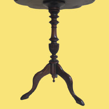Load image into Gallery viewer, Antique Scalloped Shaped Mahogany Occasional Table