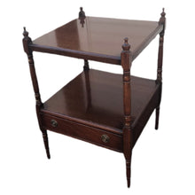 Load image into Gallery viewer, Vintage Mahogany Two Tiered Side Table